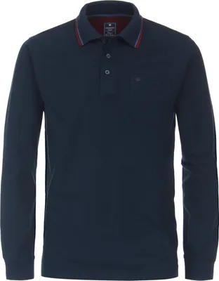 Produktbild von REDMOND Langarm-Poloshirt Navy 3XL Regular Fit