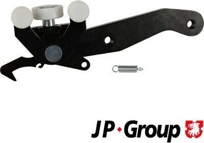 Produktbild von JP GROUP 1188600980 Rollenführung Schiebetür für VW Transporter V Bus (7HB, 7HJ, 7EB, 7EJ, 7EF, 7EG, 7HF, 7EC) Rechts Unten
