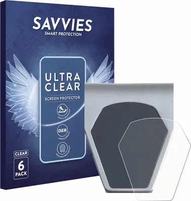 Produktbild von 6x Für Epowerfun ePF-PULSE 960 Schutzfolie Savvies Displayschutz Display Schutz Folie Klar Transparent