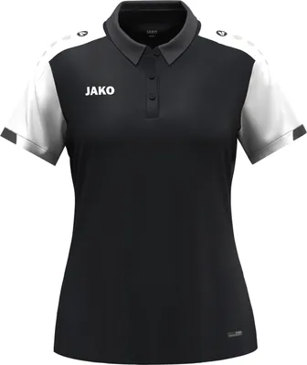 Produktbild von JAKO Damen Polo Dynamic - 6370D, Farbe:schwarz/weiß/anthrazit, Größe:XL (46/48)