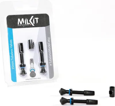Immagine prodotto di Valvole tubeless milKit 55 mm: installazione tubeless pulita e semplice