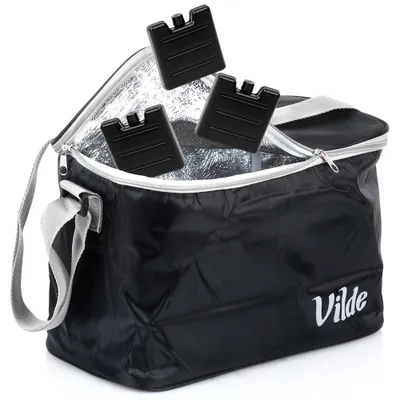 Obrázek produktu pro Vilde | Chladicí taška 10 L - 4-dílná - Izolační - Polyester - Termotaška s chladicími vložkami