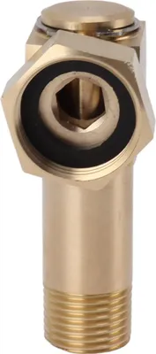 Image de Adaptateur pour tuyau d'arrosage G1/2, raccord coudé en laiton haute résistance comme pièce de rechange