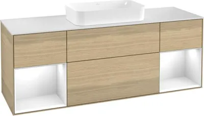 Produktbild von Villeroy & Boch F331GFPC Waschbeckenunterschrank Finion F33