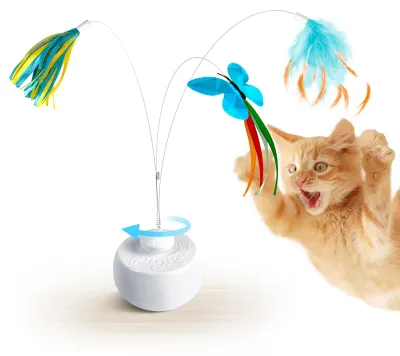 Productafbeelding van Migipaws katten speelgoed, elektrisch interactief vlinderspeelgoed en veertje