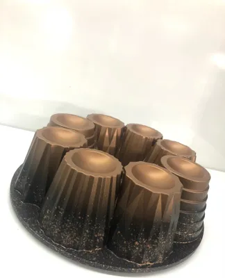 Produktbild von Zellerfeld Design Backform Muffinbackfrom Muffins Gugelhupfform Rund Ø26cm aus hochwertigem antihaftbeschichtetem Aluguss Muffinform