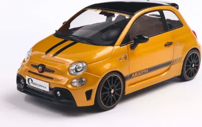 Zdjęcie produktu dla Solido 1:18 Skala Fiat F595 ABARTH SOLIDO WORKS model samochodu żółty 2024 S1811306