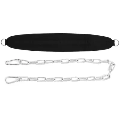 Obrázek produktu pro Kulturistický pás s řetězem,Zvedací pás s tažným řetězem,Dip Belt,Fitness vybavení,Vybavení posilovny