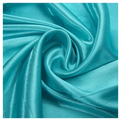 Produktbild von Satin Meterware (Türkis) für Deko, Basteln, Kleidung 150cm breit UNI