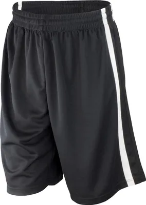 Immagine prodotto di SPIRO S279M | Basketball Mens Quick Dry Short - Colore: Nero/Bianco - Taglia: XS