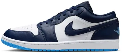 Productafbeelding van Jordan 1 Low Midnight Navy University Blue - Maat 40