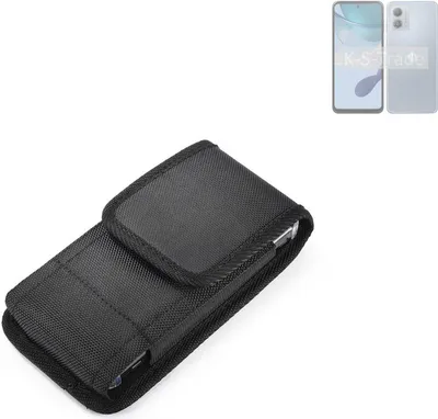 Produktbild von Holster Gürteltasche kompatibel mit Motorola Moto G53y 5G Holster Gürtel Tasche wasserabweisend Handy Hülle Schutz Hülle Outdoor schwarz K-S-Trade