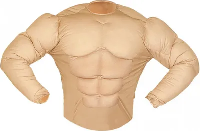 Produktbild von Super Muskelshirt Kostüm für Karneval & Junggesellenabschied Größe: S