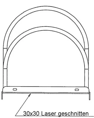 Produktbild von Bogenparker Multi 3 Stahl feuerverzinkt