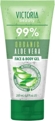 Immagine prodotto di Victoria Beauty Gel viso e corpo all'aloe vera 99% biologica 200 ml