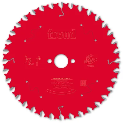 Image de Lame pour scie circulaire portative FREUD - Ø165 2,4/1,6 AL20 Z36 BA 10° - F03FS09689 -FR07W004H