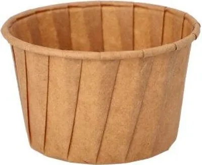 Produktbild von 2000 Dressingbecher, Papier "pure" 90 ml Ø 6,6 cm · 4,2 cm braun