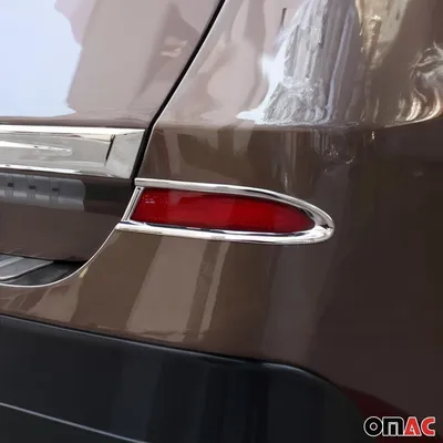 Zdjęcie produktu dla Obramowanie świateł przeciwmgielnych do BMW X3 F25 2015-2017 chrom ABS srebrny 2x