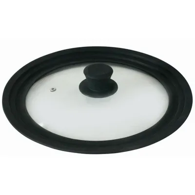 Produktbild von Glasdeckel mit Silikonrand 16/18/20 cm