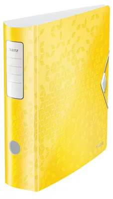 Produktbild von Leitz Ordner Active WOW 11060016 DIN A4 82mm Polypropylen gelb