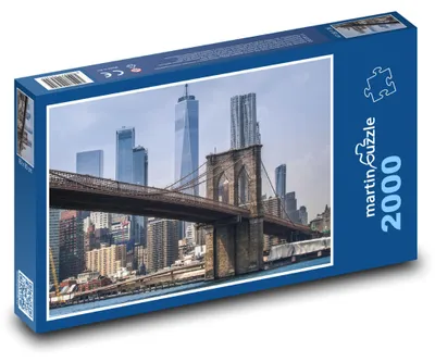 Zdjęcie produktu dla Puzzle 2000 Most Brookliński w Nowym Jorku - martinpuzzle