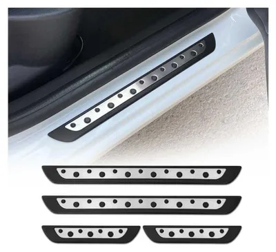 Obrázok produktu pre Prahové lišty pre VW Amarok 2010-2025 strieborná oceľ 4ks