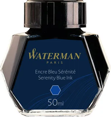 Produktbild von Waterman Füllfederhalter-Tinte | Serenity Blue | Tintenflacon mit 50 ml