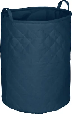 Produktbild von TOM TAILOR Faltbarer Wäschekorb Waffeldesign Navy Wäschesammler mit Griff