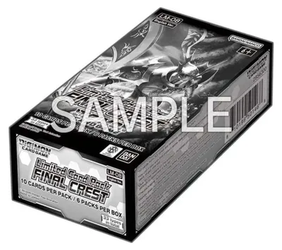 Produktbild von Digimon Limited Card Pack Limited Crest LM08 Box (6 Packs) Englisch