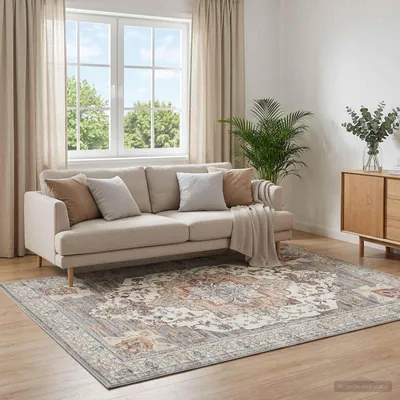 Zdjęcie produktu dla Dywan ORIZ brązowy 240 x 340 cm 100% poliester