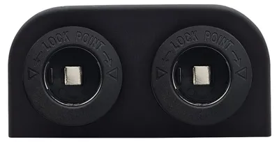 Produktbild von ProRide 12V Zigarettenanzünder 2-fach Aufputz 12/24V 10A Set