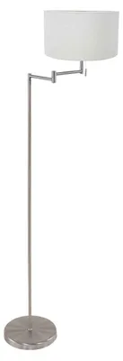 Image de Lampadaire - acier - Bella - métal textile - Ø 45cm - E27 - 3878ST - Mexlite