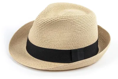 Produktbild von Damen Panama Hut Breiter Krempe Stroh Sommer Fedora Rollbar UV Sonnenhut UPF 50+ Beige