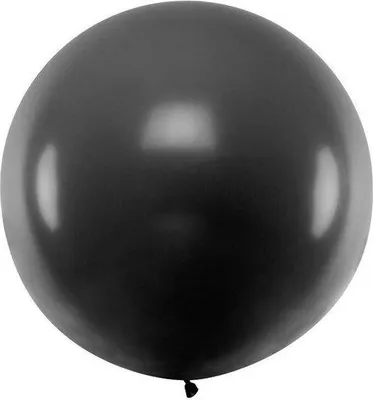 Produktbild von Riesiger Latexballon, Schwarz, Pastellschwarz, 1 m, 1 Stk.