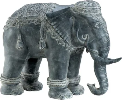 Produktbild von Casa Padrino Luxus Dekoration Aluminium Elefant 90 x 35 x H. 67 cm - Limited Edition