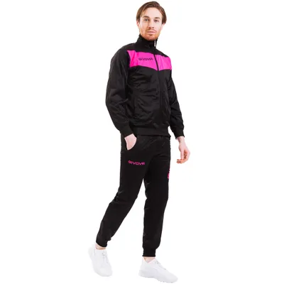 Produktbild von XL schwarz/fuxia (nero/fuxia)| Givova Tuta Visa Trainingsanzug