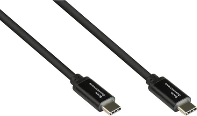 Image de Alcasa 2213-SF010S Câble USB 2.0 1 m USB C Noir