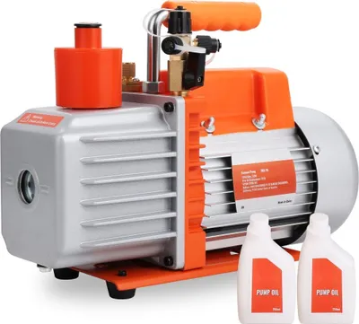 Obrázek produktu pro vakuová vývěva 7 CFM - dvoustupňová rotační lamelová vývěva pro klimatizační systémy - vakuová řešení pro HVAC