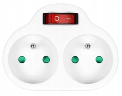 Immagine prodotto di Distributore antifurto elettrico con interruttore 2x2P+Z