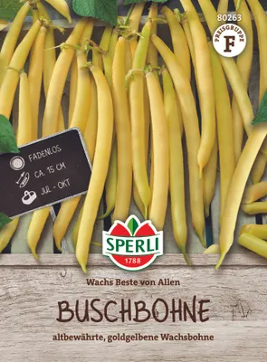 Produktbild von SPERLI - Buschbohnensamen Wachs Beste von Allen Samen - 80263