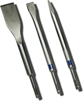 Image de Lot de 3 burins long life SDS-plus BOSCH PRO 2607019159