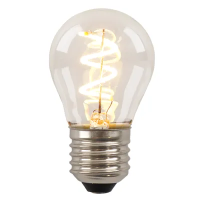 Produktbild von Olucia - TUELO P45 - E27 LED-Filamentlampe - 4W - 2700K - Dimmbar - Transparent