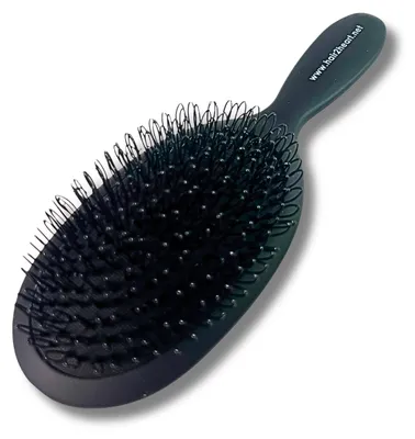 Produktbild von hair2heart Extensions Bürste für Haarverlängerungen, Haarbürste ohne Ziepen, Pflegebürste mit Loops