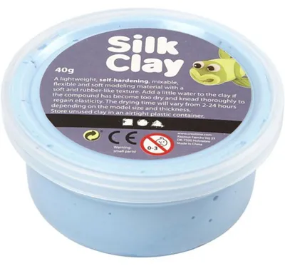 Produktbild von Silk Clay, modellierbarer Ton, NEONBLAU