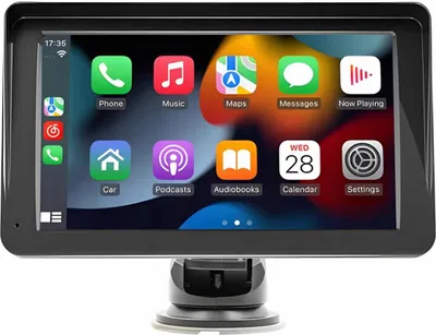 Zdjęcie produktu dla QIKtech Uniwersalny 7-calowy samochodowy radio wideo odtwarzacz bezprzewodowy dla Apple CarPlay Android Auto
