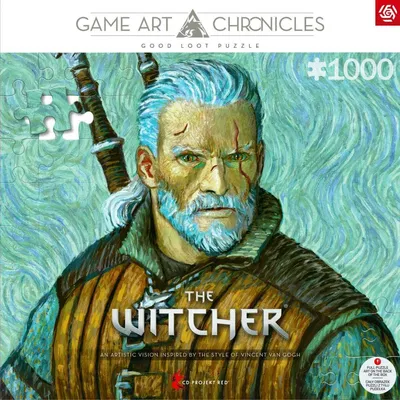 Zdjęcie produktu dla Cenega The Witcher Geralt & Vincent van Gogh, 1000 szt., Gra wideo