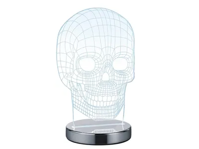Productafbeelding van Tafellamp plexi Skull schedel