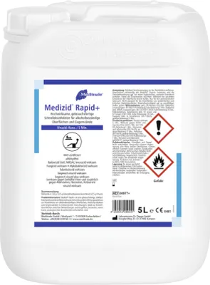 Produktbild von Meditrade Medizid Rapid+ Flächendesinfektion - 5 Liter | Kanister (5 l)