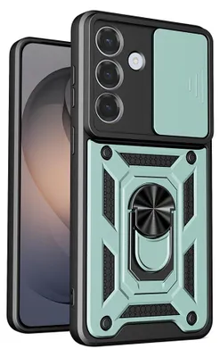 Obrázok produktu pre Techsuit - CamShield Series puzdro s posuvným krytom fotoaparátu pre Samsung Galaxy S26 - zelené