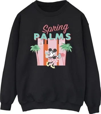 Produktbild von Disney - "Spring Palms" Sweatshirt für Herren BI39619 (S) (Schwarz)